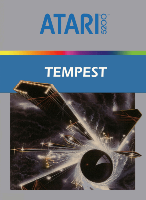 Tempest box art for Atari 5200